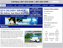 Tablet Screenshot of edsdeliveryservice.com